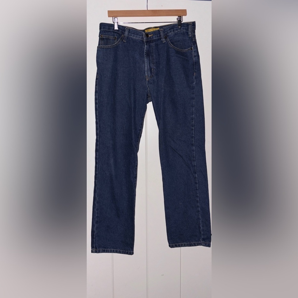 Real Ranch Premium Men 34X32 Lower‎ Rise Relaxed Fit Denim Jean Cowboy Country